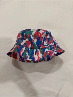 Atelier New Regime Colorful Camo Bucket Hat